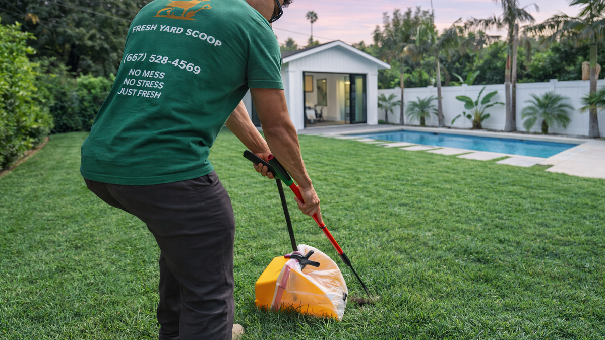 Fresh Yard Scoop pet waste removal service